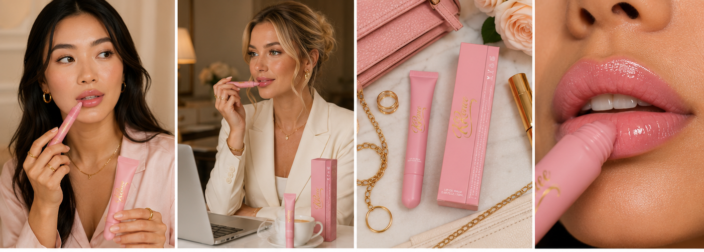 Lip Oil Balm - Pink Guava